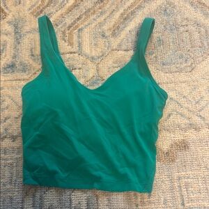 Kelly green lululemon align tank. Well loved 💚